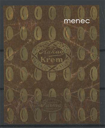 Kakao Krem, makeisetiketti 