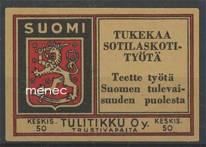Tulitikkuetiketti, Tukekaa sotilaskotityötä 
