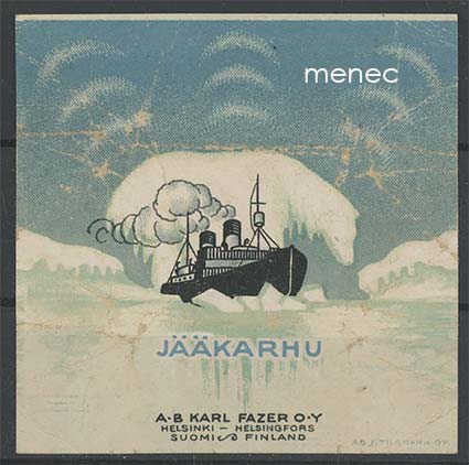 Jääkarhu, makeisetiketti 