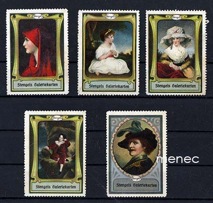 Saksa, Stengelin galleriamerkkejä, 5 kpl 