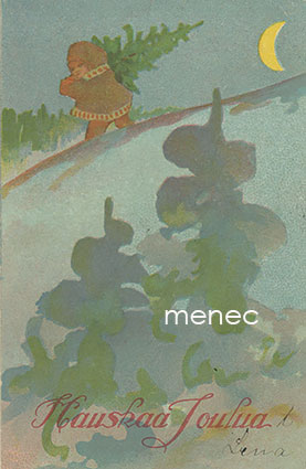 Kuusta hakemassa kuutamossa 