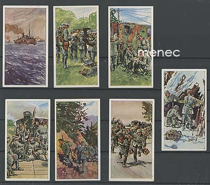 Saksa, Das deutsche Heer im Manöver -keräilykuvia, 34 kpl 