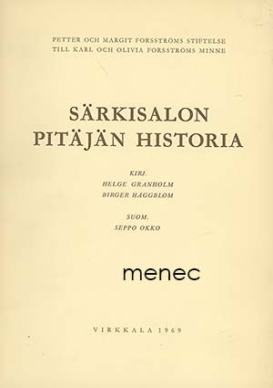 Särkisalon pitäjän historia 