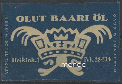 Kauppiasetiketti, Olut Baari, Helsinki 