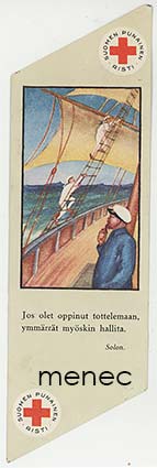 Jos olet oppinut tottelemaan ... kirjanmerkkikortti 