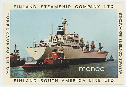 Tulitikkuetiketti, SHO, iso 