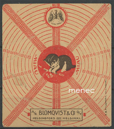 Miau, makeisetiketti 