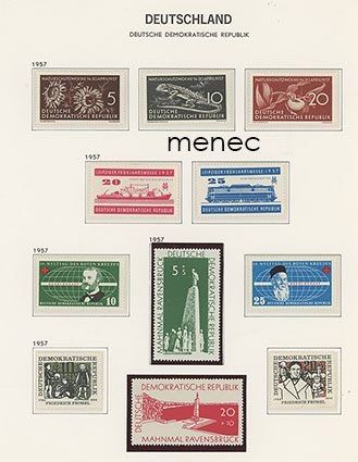 Saksa, DDR, 1957, 45 kpl 