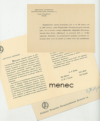 Helsingin Yliopiston Ylioppilaskunnan Seniorit r.y., jäsensetti 