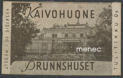 Tulitikkuetiketti, Kaivohuone, Helsinki 