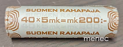 Kolikkorulla, 40x5 mk 