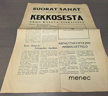 Suorat sanat N:o 1 14.1.1956 