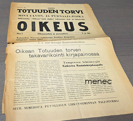 Oikeus 7.6.1956, N:o 1 