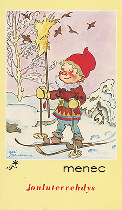 Suomalainen, Kari - Tonttu ja linnut, taittokortti 