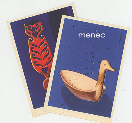 Landström, Björn - Kaksi Viikkosanomien taidekorttia 