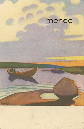 Wendelin, Martta - Onkija veneessä 