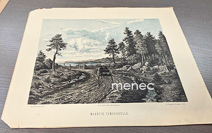 Munsterhjelm, Hj. - Maantie Tampereella 