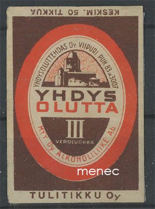 Tulitikkuetiketti, Yhdysolutta III 