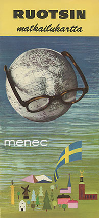 Ruotsin matkailukartta 