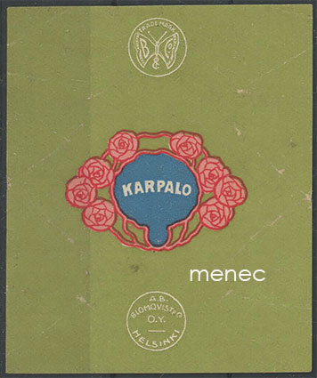 Karpalo, makeisetiketti 