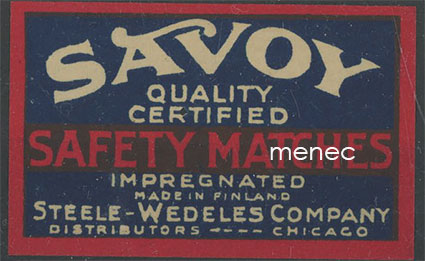 Vientietiketti, Savoy, Chicago 