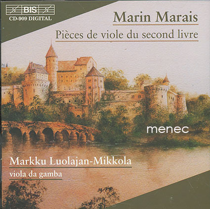 Marais, Marin - Pièces De Viole  Du Second Livre 