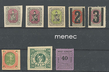 Saksa, paikallisposti, Essen, 8 kpl 