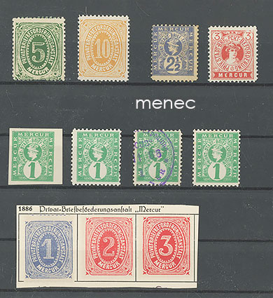 Saksa, paikallisposti, Mercur, 11 kpl 