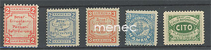 Saksa, paikallisposti, Hampuri, 5 kpl 