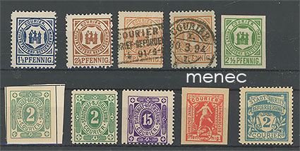 Saksa, paikallisposti, Courier, 10 kpl 