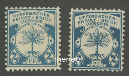 Saksa, paikallisposti, Offenbach, 2 kpl 
