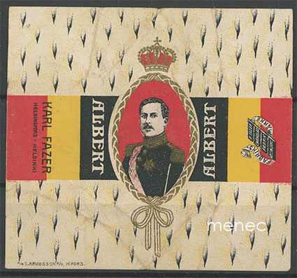 Albert, makeisetiketti 