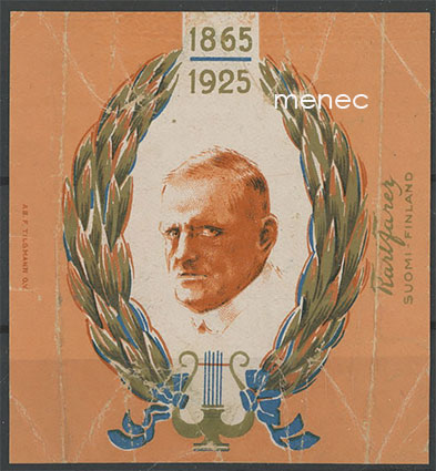 Sibelius 60 vuotta, makeisetiketti 