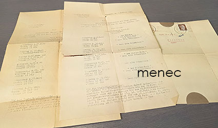 Saksa, kolme Heil Hitler -postilähetystä, joissa Chemnitzin operettiteatterin ohjelmia 1943 