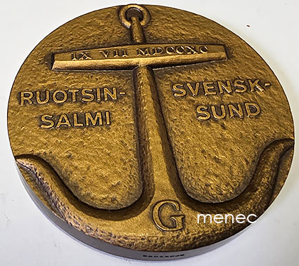 Merivoimien perinteet 200 vuotta 1790-1990, muistomitali 