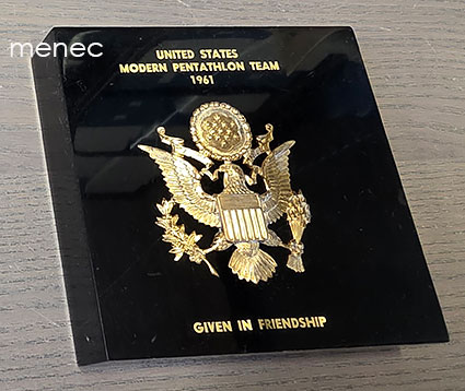 Muistoesine, United States Modern Pentathlon Team 1961 