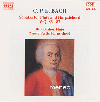 Bach, Carl Philipp Emanuel - Sonatas For Flute And Harpsichord WQ. 83 - 87 