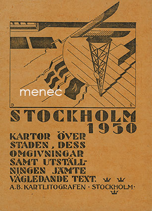 Stockholm 1930. Kartor över staden, dess omgivningar samt utställningen jämte vägledande text 