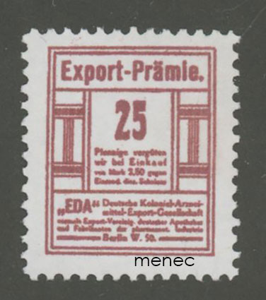 Saksa, Export-Prämie, EDA 25 Pf 