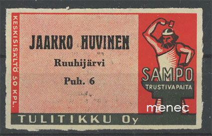 Seppä-etiketti, Jaakko Huvinen, Ruuhijärvi 