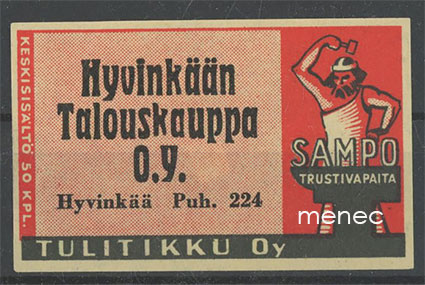 Seppä-etiketti, Hyvinkään Talouskauppa 