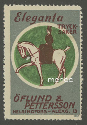 Eleganta trycksaker, Öflund & Pettersson, Helsinki, mainosmerkki 