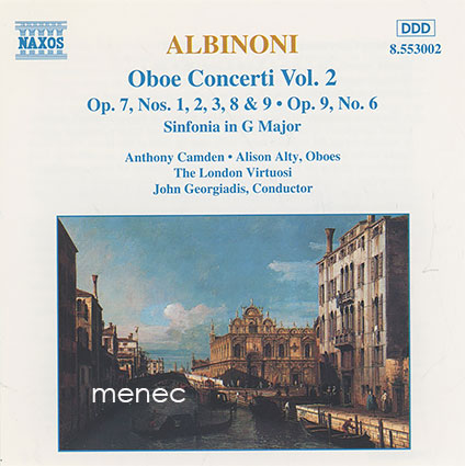 Albinoni, Tomaso - Oboe Concerti Vol. 2 