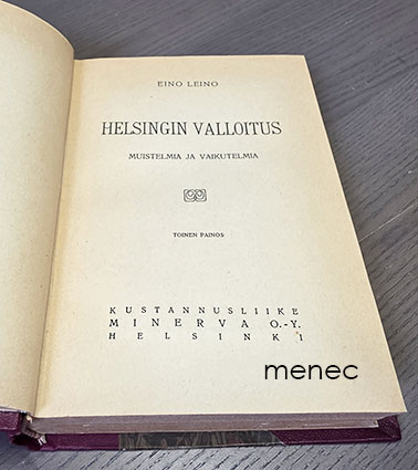 Leino, Eino - Helsingin valloitus 