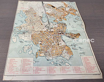 Helsingin kartta 1911 / Helsinki ympäristöineen 