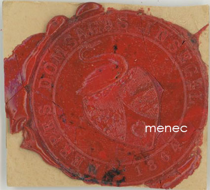 Sinetti, Nerpes domsagas insegel 