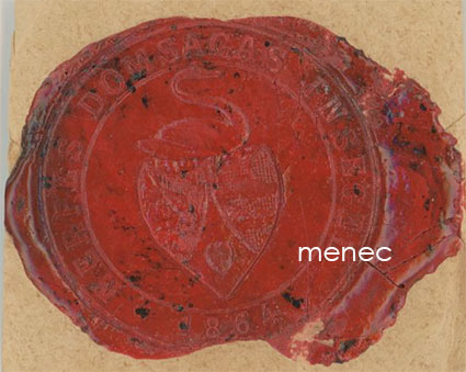 Sinetti, Nerpes domsagas insegel 