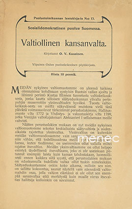 Kuusinen, O. V. - Valtiollinen kansanvalta 