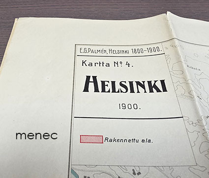 Palmén - Helsinki 1800-1900, kartta 4 (1900) 