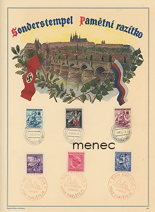 Saksa, Böömi-Määri, filatelia-propagandajulkaisu 1943 